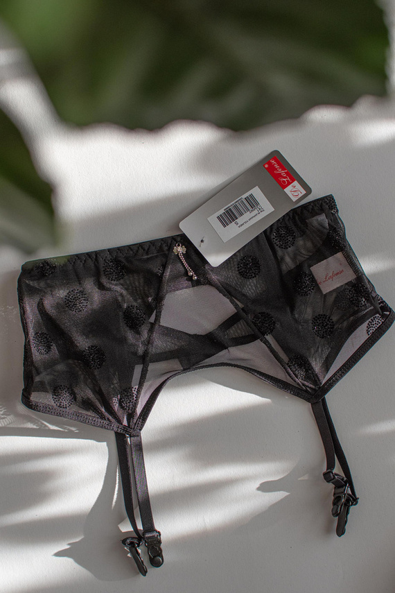 741 Reggicalze Yolanda De Lafense- nero