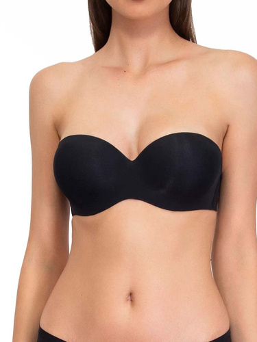 1580 Reggiseno push-up Fantastic - a fascia, microfibra Sielei nero
