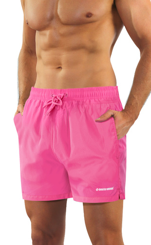 Sesto Senso costume da bagno uomo shorts mare ad asciugatura rapida tasche pink