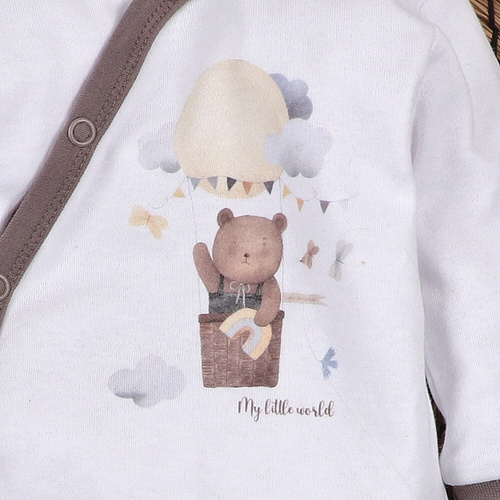 Body Nini Balloon Friends 100% cotone biologico, prodotto in Polonia