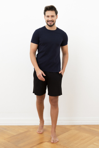 T-shirt a maniche corte Ikar Moda Italiana Uomo - blu navy