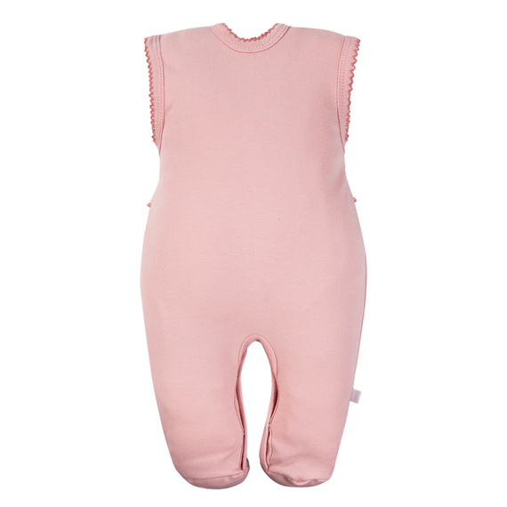 Tutina per neonati Fluffy Tails Eevi - rosa, cotone