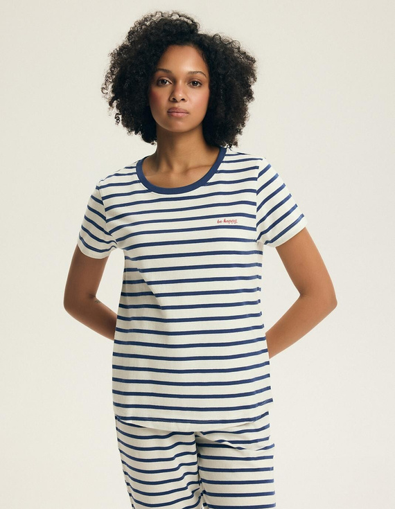 Pigiama donna 45316 Eulana 100% cotone 7/8