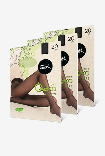 Collant donna Gatta Q-Eko & Dots 20 den – collant opachi a pois daino