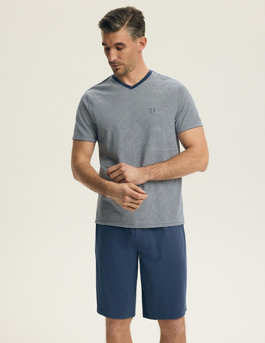 Henderson 44611 Poke pigiama uomo cotone manica corta shorts comfort