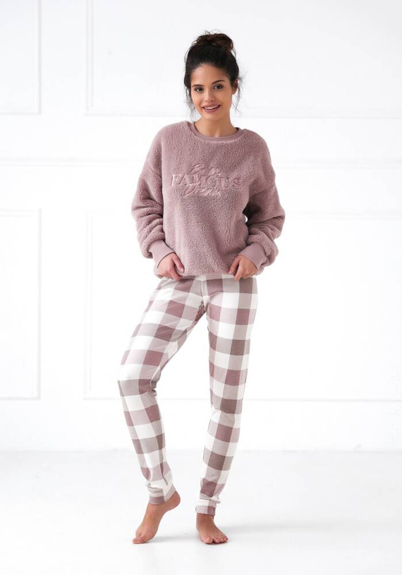 Kaycee Pigiama donna Sensis Interlock - rosa cipria