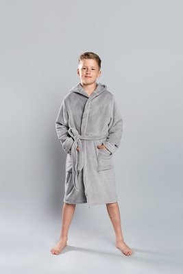 Mimas Accappatoio per bambini Moda Italiana - grigio