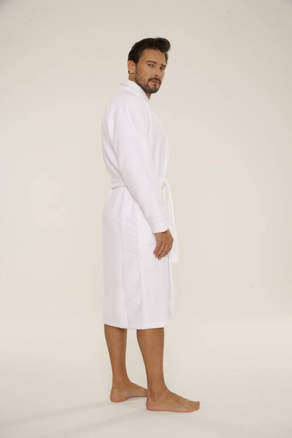 735 Vestaglia da uomo Manuele De Lafense - bianco