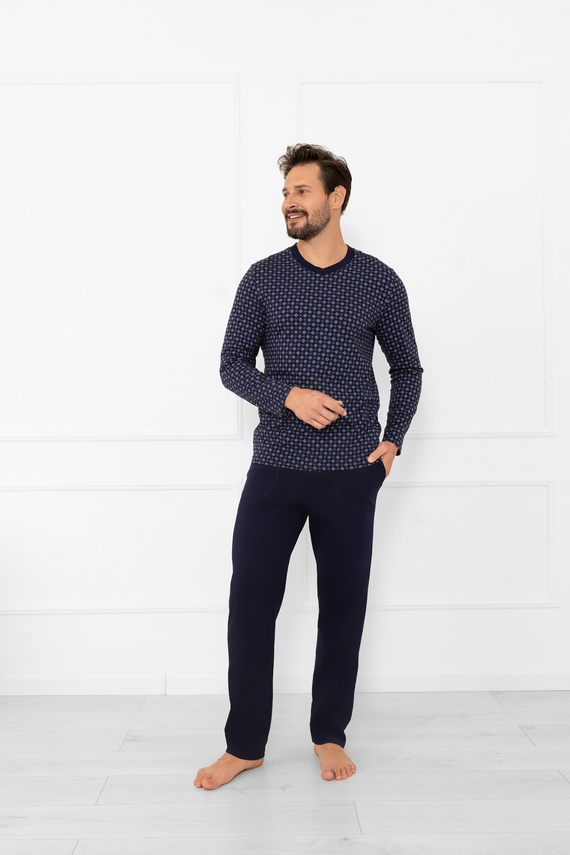 Pigiama da uomo Gerard Italian Fashion - cotone, manica lunga e pantaloni