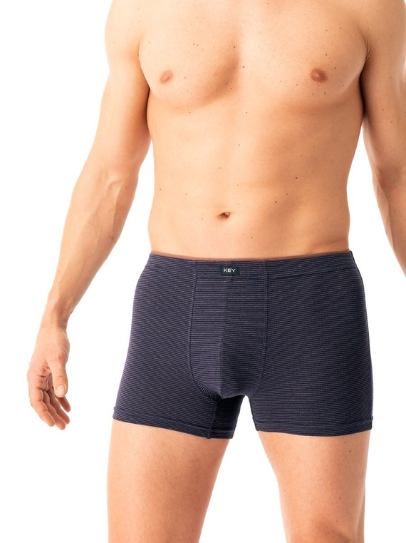 Boxer da uomo Key MXH 358 blu navy - cotone, confortevole e traspirante