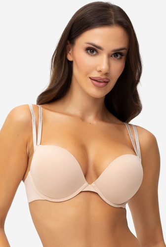 Reggiseno push-up Gatta WOWEFECT Double Push-Up beige – décolleté definito