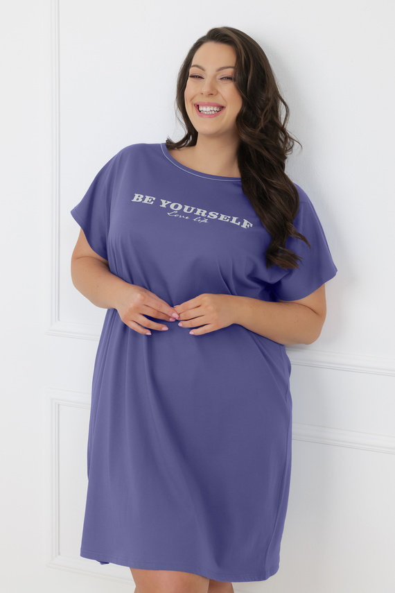 Camicia da notte donna Rima Italian Fashion 100% cotone manica corta