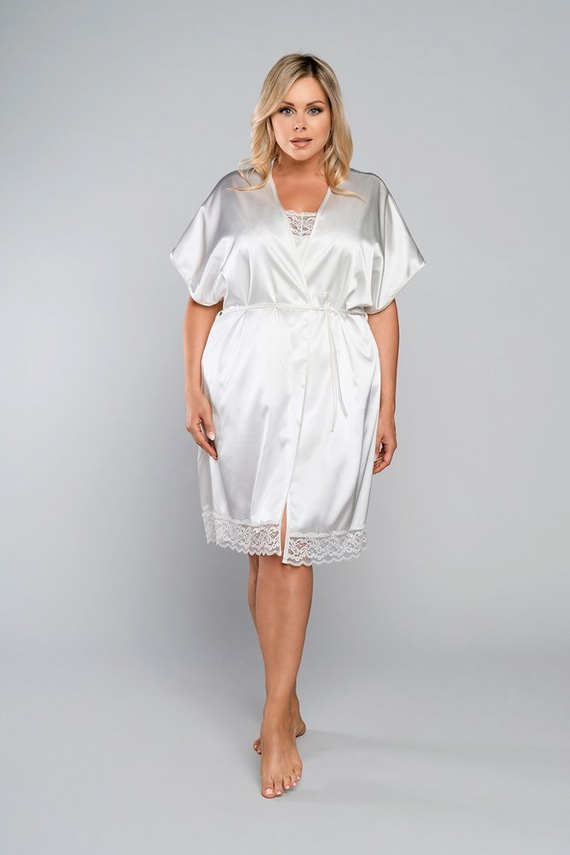 Touch Accappatoio a maniche corte Moda italiana - ecrù