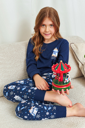 7339 Pigiama da bambino Doctor Nap Cozy Bear - 100% cotone, unisex