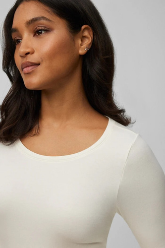 T-shirt termica da donna Ysabel Mora 70017 panacotta- morbida, traspirante, ipoallergenica, a maniche lunghe