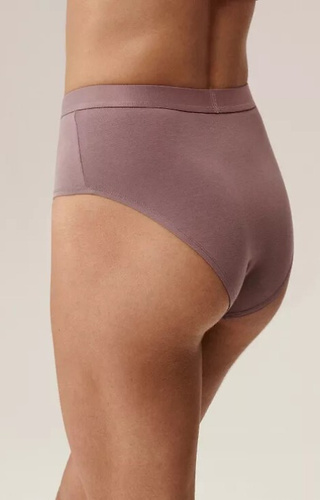 3CLP-009/Z25 Mutandine Atlantic da donna rosa-vino-beige - maxi Sport, cotone, 3 pezzi.