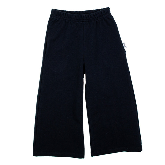 163579 Nicol pantaloni neri per bambina - gamba larga 92-146