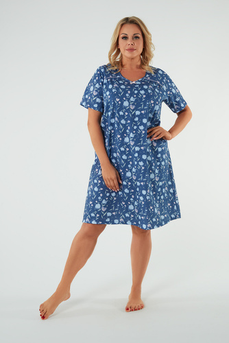 Camicia da notte Agalia, manica corta Moda italiana - stampa