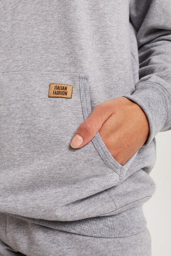 Fox Set lungo da donna. manica, lunghezza. pantaloni Moda Italiana - melange