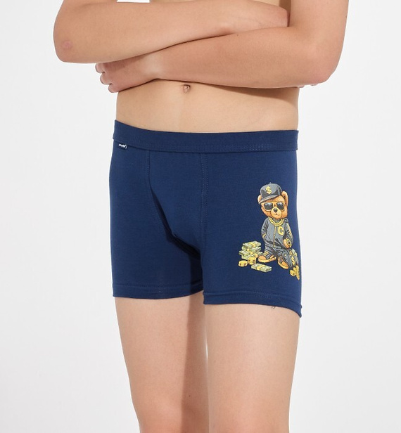 Cornette Kids Boy 700/158, 701/158 Gangsta 2 boxer da bambino in cotone con stampa