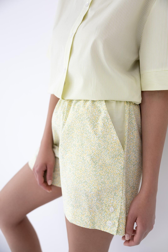 Pigiama donna Sensis Ophelia lime – estivo, 100% cotone