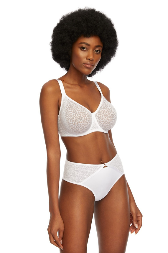 Reggiseno soft SC-744 Clara Kinga bianco senza cuciture con ferretto