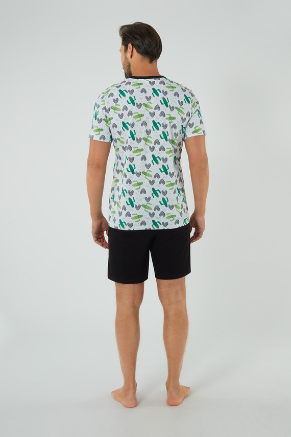 Picos Pigiama uomo Moda italiana - stampa/nero