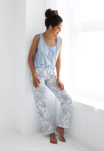 Pigiama donna Arely Sensis - blu