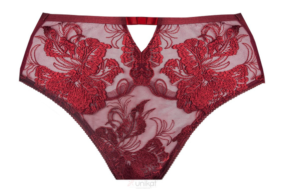 Slip Unikat Marissa bordeaux pizzo comodo elegante donna