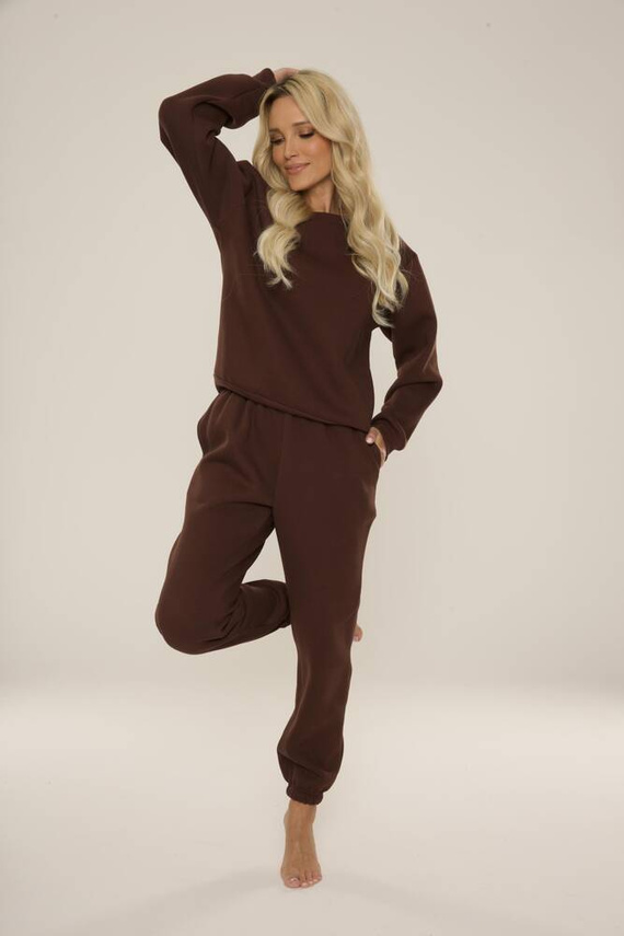 812 Tuta da ginnastica Indigo Forex donna - cioccolato