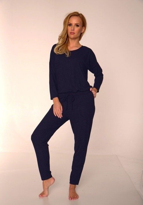 305 Paula Tuta pigiama donna - blu navy