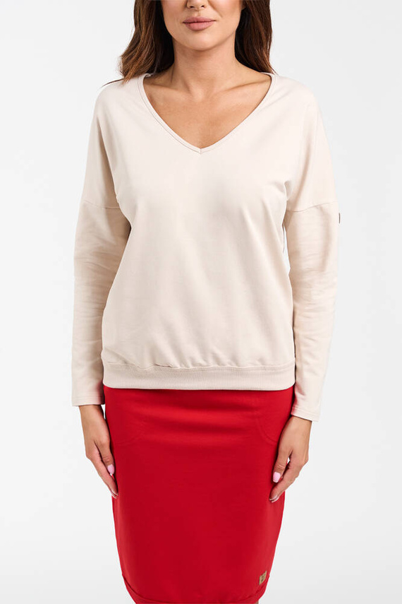 Karina gonna midi donna Moda italiana - rosso