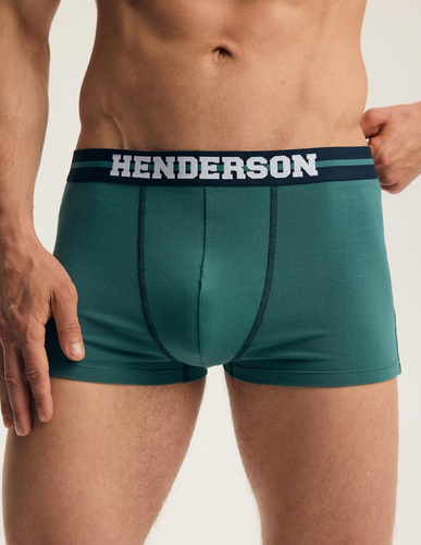 Bokserki męskie Henderson 46098 Find2 2-pak in cotone con fascia larga e logo