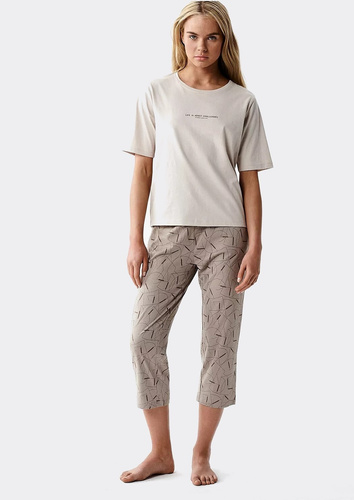 Atlantic NLP-509 pigiama donna 100% cotone 3/4