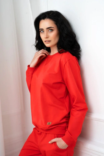 Panama Set tuta moda italiana - rosso