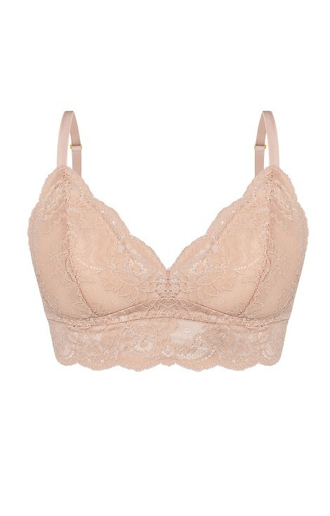 Kaja 02 Reggiseno morbido con ferretto rosa Mefemi - pizzo, morbido, confortevole, con fiocco decorativo