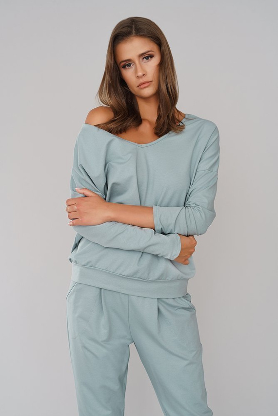 Karina Set donna manica lunga, pantaloni Moda italiana - caramello