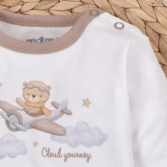 ABN-5511 Camicetta da bambino Sky Journey di Nini - in cotone biologico