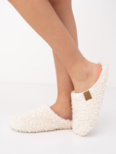 Sensis Nomi pantofole da donna in pelliccia sintetica con velluto e suola in gomma