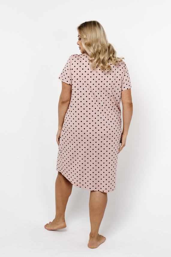 Camicia da notte a maniche corte Buscato Moda italiana - stampa