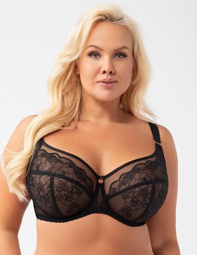 K 930 Adore Big, reggiseno nero morbido - ideale per seni grandi, comfort e sostegno