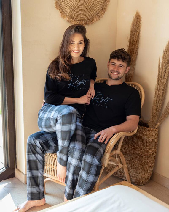 Sensis Victor Pigiama da uomo - nero