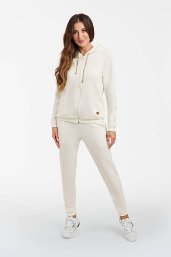 Camicetta Roma con cappuccio Moda italiana - ecrù