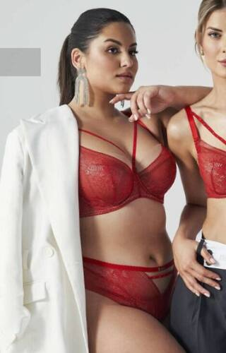 2128 Reggiseno morbido Ava - rosso