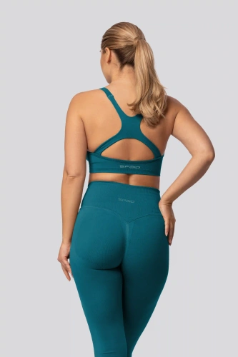 Leggings push-up Spaio PRO vita alta modellanti coprenti tale blue