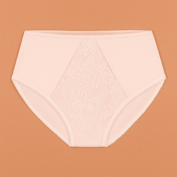 VF-435 - Mutandine a vita alta in pizzo da donna Vena nude