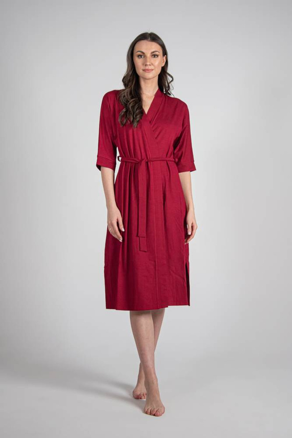 942 Visa Vestaglia lunga De Lafense - marrone