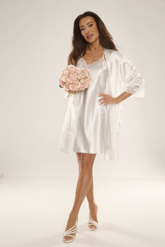 679 Camicia da donna Synthia De Lafense - perla