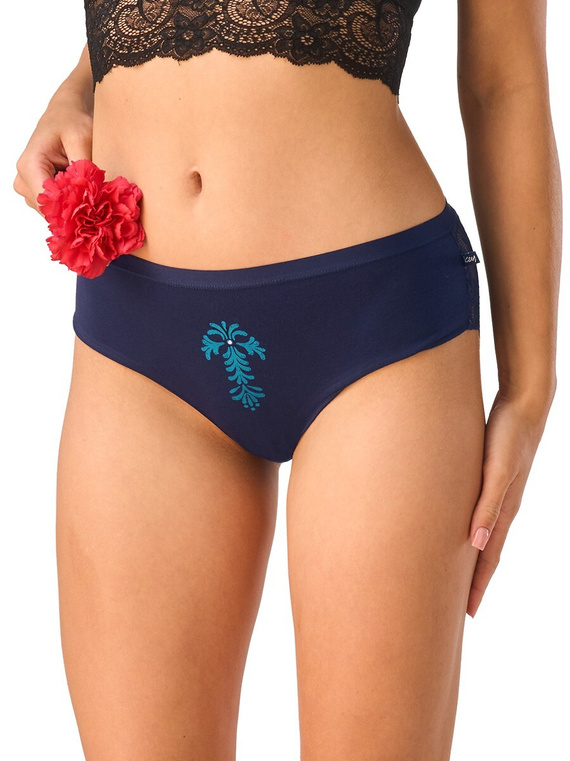 Slip da donna Key LPC 501 B26 A2 Midi in cotone 2 pezzi