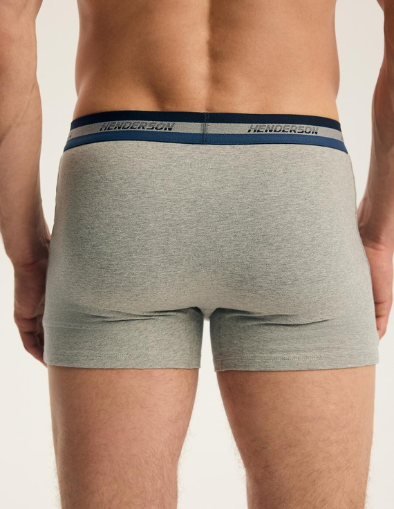 Bokserki męskie Henderson 45480 Far 2-pak in cotone con elastico largo e logo